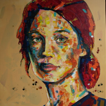 Peinture intitulée "La gentille" par Pascal Fairier, Œuvre d'art originale, Acrylique