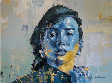 Painting titled "Under the Surface" by Abhishek Deheriya, Original Artwork, Acrylic
