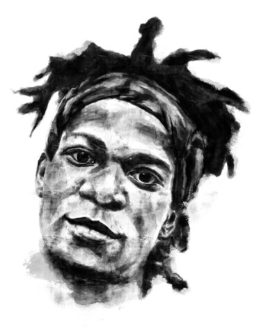 Digital Arts titled "Jean-Michel Basquia…" by Empty St, Original Artwork, Digital Painting