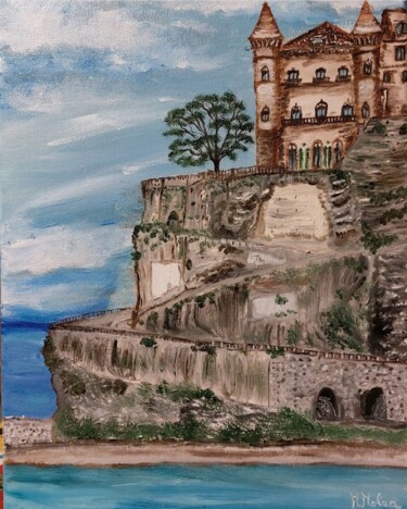 Peinture intitulée "Castello Mezzacapo." par Marcella Molea, Œuvre d'art originale, Huile