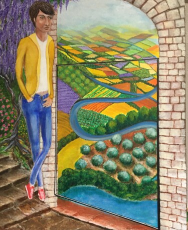 Peinture intitulée "Toscan" par Jean Luc Onré, Œuvre d'art originale, Acrylique Monté sur Châssis en bois