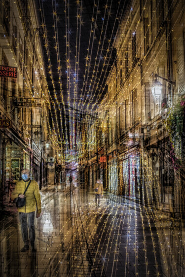 摄影 标题为“Rue Carnot, Beaune…” 由Alain Rappeneau, 原创艺术品, 数码摄影
