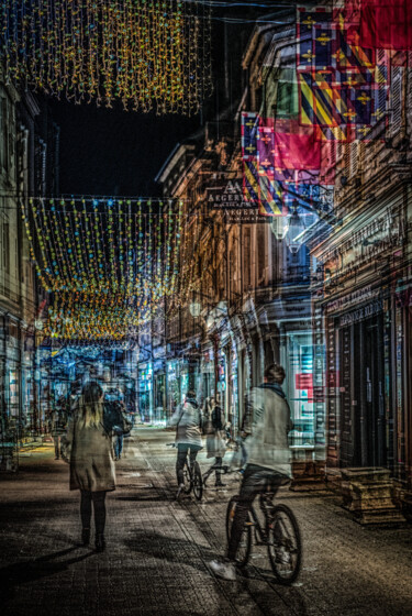 摄影 标题为“Rue Carnot, Beaune…” 由Alain Rappeneau, 原创艺术品, 数码摄影