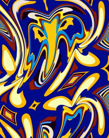 Digital Arts titled "Moon appearance as…" by Peter Jalesh, Original Artwork, Digital Painting