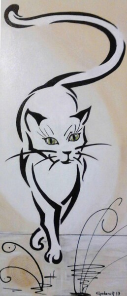 CHAT AUX YEUX VERTS
