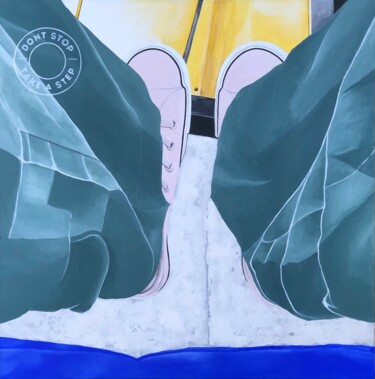 绘画 标题为“step forward” 由Olga Zaitseva, 原创艺术品, 丙烯