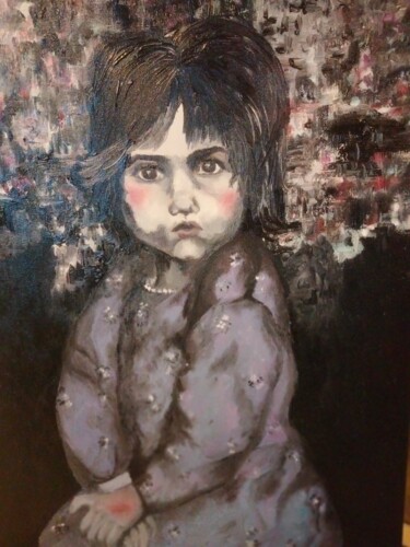 Peinture intitulée "Nina" par Nicole Bachelard, Œuvre d'art originale, Huile