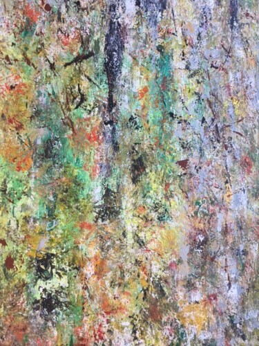 Peinture intitulée "Féérie du passage d…" par Claudine Janel, Œuvre d'art originale, Acrylique Monté sur Châssis en bois