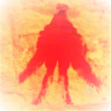 Painting titled "L' Aigle rouge." by Roberto Urbano, Original Artwork, Acrylic
