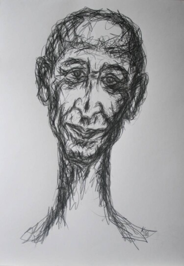 「Rys charakterologic…」というタイトルの描画 Barbara Koszによって, オリジナルのアートワーク, 鉛筆