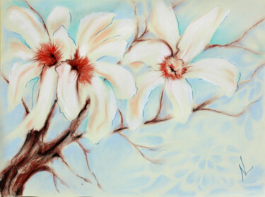 Pintura titulada ""Le printemps arriv…" por Natalia Laletina, Obra de arte original, Pastel