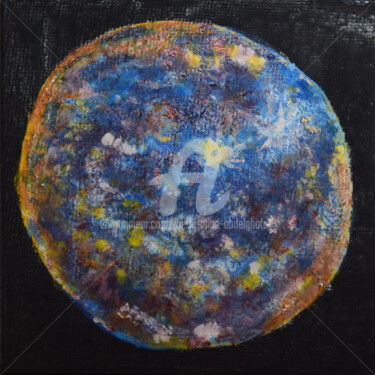 Malerei mit dem Titel "Merkur" von Luethi Alias Abdelghafar, Original-Kunstwerk, Öl