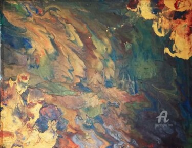 Wefaq 11 Painting titled "Wefaq 11" by Wefag Ibrahim, Original Artwork, Acrylic