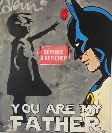 Peinture intitulée "You are my father" par Cobo, Œuvre d'art originale, Acrylique