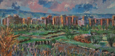 Pintura titulada "Pamplona II" por Reme, Obra de arte original, Acrílico