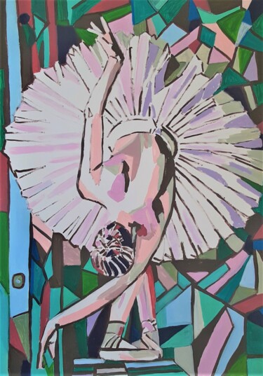 绘画 标题为“Ballerina  No 22 /…” 由Alexandra Djokic, 原创艺术品, 丙烯