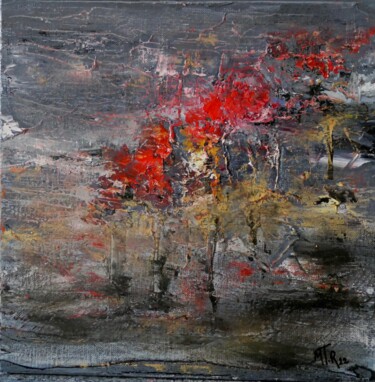 Peinture intitulée "Emportés par le ven…" par Roche Marie T., Œuvre d'art originale, Huile