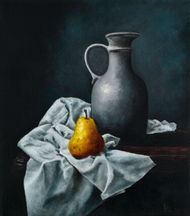 Still life I Painting titled "Still life I" by Oleg Baulin, Original Artwork, Oil
