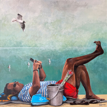 DESORDRE : L'IMPORTANT C'EST ... Peinture intitulée "DESORDRE : L'IMPORT…" par Alain Rouschmeyer, Œuvre d'art originale, Acrylique Monté sur Châssis en bois