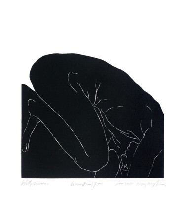 印花与版画 标题为“Wstąpienie” 由Luiza Kasprzyk, 原创艺术品, Linocuts