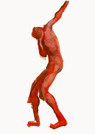 图画 标题为“Dancer 10” 由Margarita Simonova, 原创艺术品, 水粉