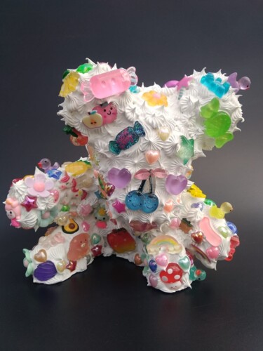 雕塑 标题为“Teddy Bear Sculptur…” 由Emilia Switala, 原创艺术品, 丙烯