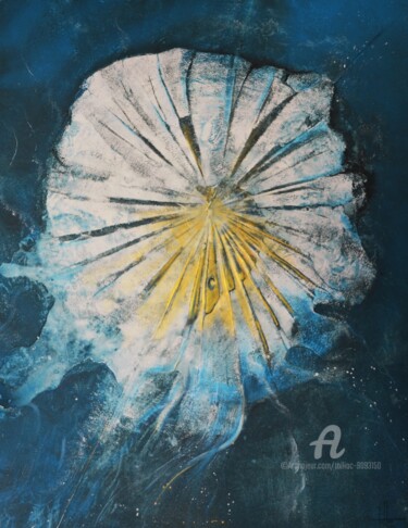 Peinture intitulée "cnidaires" par Tolliac, Œuvre d'art originale, Acrylique