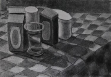 绘画 标题为“Bodegón III” 由Reme, 原创艺术品, 木炭