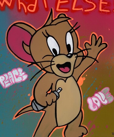 绘画 标题为“Jerry mouse” 由Aste, 原创艺术品, 丙烯