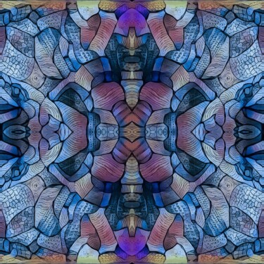 Digital Arts titled "Patterns stained wi…" by Abraham Addy, Original Artwork, Digital Painting