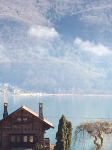 Photography titled "Un chalet" by Camille R., Original Artwork, Non Manipulated Photography