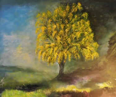 Painting titled "Rêve mimoma" by Alain Quillon, Original Artwork, Acrylic