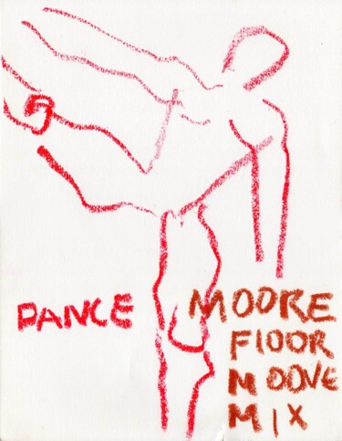 제목이 "Danseur Moove"인 그림 Patricia Lardé로, 원작, 파스텔