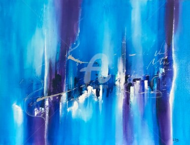 Peinture intitulée ""lost"" par Isabelle Laurent, Œuvre d'art originale, Acrylique Monté sur Châssis en bois