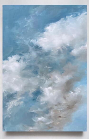 제목이 "Blue Sky 4"인 미술작품 Liza Orlovska로, 원작, 기름