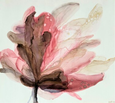 绘画 标题为“Pearl flower” 由Svitlana Bozhesku, 原创艺术品, 墨