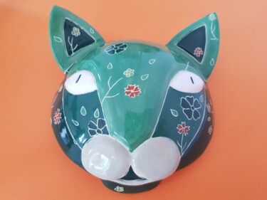 Sculpture intitulée "Micha" par Céline Sicard, Œuvre d'art originale, Céramique