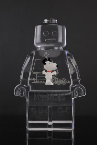 雕塑 标题为“ROBOCLUSION SNOOPY” 由Vincent Sabatier (VerSus), 原创艺术品, 树脂