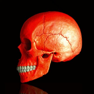 数字艺术 标题为“Death in Red” 由Jean-Marie Gitard (Mr STRANGE), 原创艺术品, 照片蒙太奇
