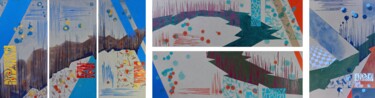 Grand Canyon ABCEFD Polyptych Картина под названием "Grand Canyon ABCEFD…" - Aleks Andr, Подлинное произведение искусства, Акрил