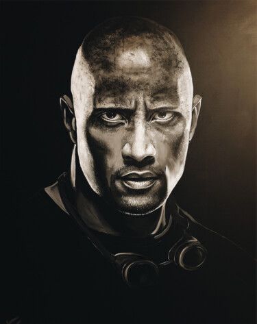 Pintura intitulada "The rock" por Salomé Pilot (Nomé), Obras de arte originais, Acrílico