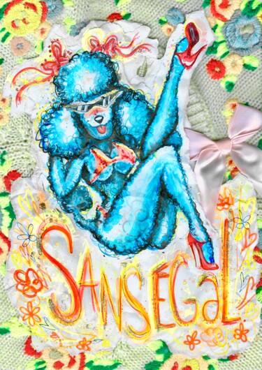 图画 标题为“Sans égal” 由Edie Tempier, 原创艺术品, 水彩