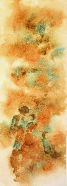 Aquarelle 18 Peinture intitulée "Aquarelle 18" par Jacqueline Pascaud, Œuvre d'art originale, Aquarelle Monté sur Autre panneau rigide