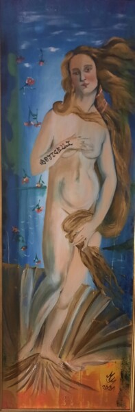 "La Nascita di Venere " Peinture intitulée ""La Nascita di Vene…" par Martina Marten, Œuvre d'art originale, Acrylique