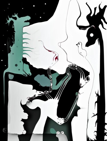 数字艺术 标题为“The Forest” 由Stefan Vujisic, 原创艺术品, 2D数字工作