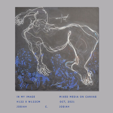 绘画 标题为“In My Image” 由Josiah C. Josiah Signature Art Gallery, 原创艺术品, 丙烯