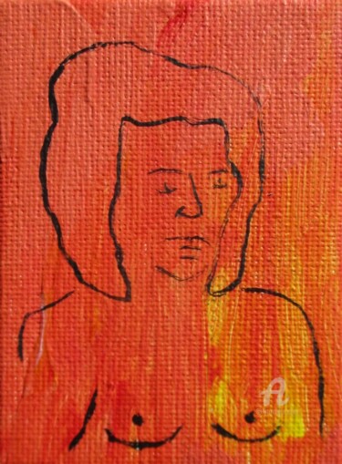 La Luxure. Painting titled "La Luxure." by Roberto Urbano, Original Artwork, Acrylic