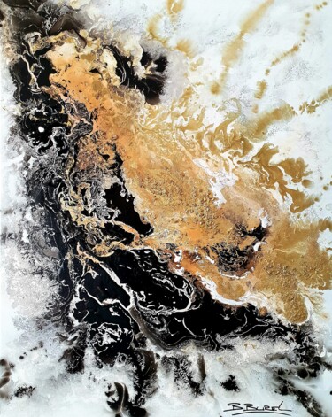 Reliefs OR 1 绘画 标题为“Reliefs OR 1” 由Béatrice Burel, 原创艺术品, 油