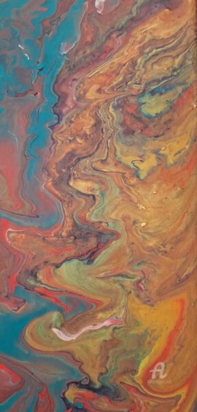 Painting titled "Wefaqaboud 23" by Wefag Ibrahim, Original Artwork, Acrylic