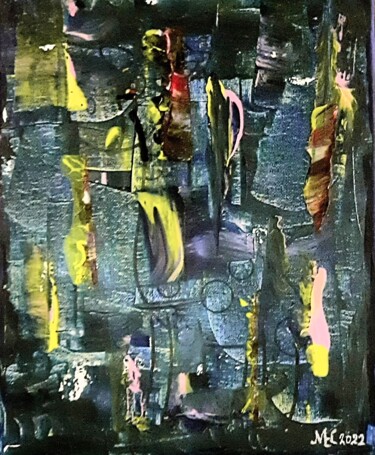 Schilderij getiteld "Verzaubert" door Marianne Huizinga, Origineel Kunstwerk, Acryl